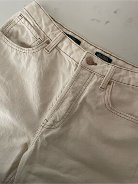wild fable women’s high-rise straight cream jeans - size 8
